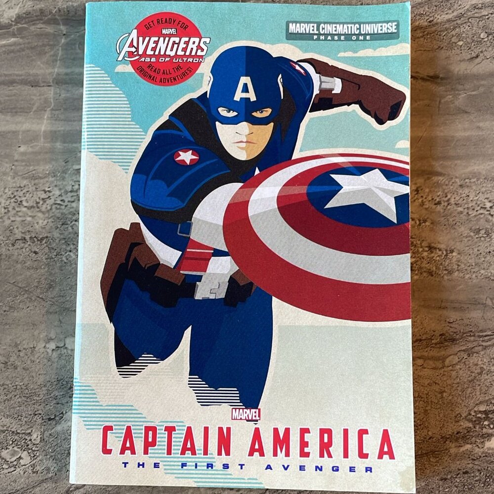 Phase One: Captain America: The First Avenger Soft Cover Kids Novel (Marvel)
